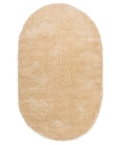 Oval velvet rug - Posh champagne - overzicht, thumbnail