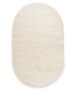 Oval velvet rug - Posh white - overzicht, thumbnail