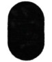 Oval velvet rug - Posh black - overzicht, thumbnail