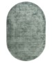 Oval viscose rug - Glamour azure blue - overzicht, thumbnail