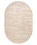 Oval viscose rug - Glamour ivory - overzicht, thumbnail