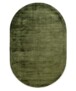 Oval viscose rug - Glamour green - overzicht, thumbnail