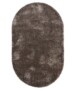 Oval velvet rug - Posh grey - overzicht, thumbnail