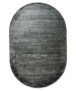 Oval viscose rug - Pearl blue - overzicht, thumbnail