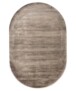 Oval viscose rug - Pearl silver - overzicht, thumbnail