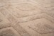 Square Scandinavian Rug - Contour Diamond Beige - close up, thumbnail