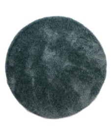Round velvet rug - Posh blue - overzicht, thumbnail