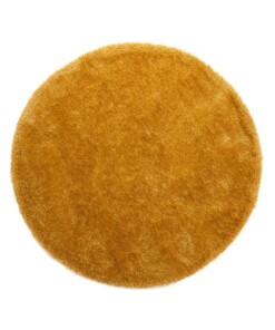 Round velvet rug - Posh gold - overzicht
