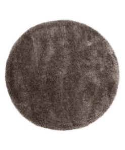 Round velvet rug - Posh grey - overzicht