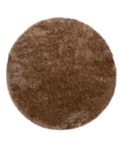 Round velvet rug - Posh brown - overzicht, thumbnail