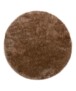 Round velvet rug - Posh brown - overzicht, thumbnail
