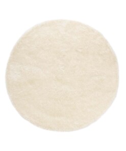 Round velvet rug - Posh white - overzicht, thumbnail