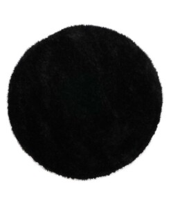 Round velvet rug - Posh black - overzicht