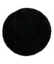 Round velvet rug - Posh black - overzicht, thumbnail