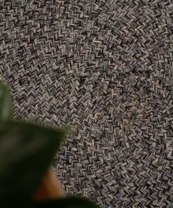 Round cotton rug - Joy blue