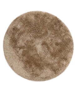 Round shaggy rug​ - Meadow beige - overzicht