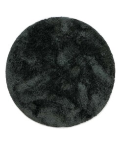 Round shaggy rug​ - Meadow blue - overzicht