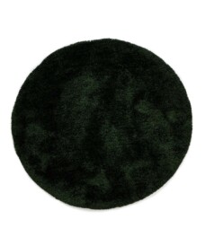 Round shaggy rug​ - Meadow jade - overzicht, thumbnail