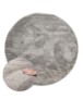 Round velvet rug - Flair grey - overzicht, thumbnail