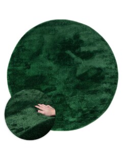 Round velvet rug - Flair jade - overzicht