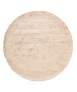 Round viscose rug - Glamour beige - overzicht, thumbnail