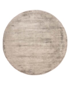 Round viscose rug - Glamour silver - overzicht, thumbnail