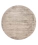 Round viscose rug - Glamour silver - overzicht, thumbnail