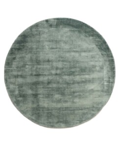 Round viscose rug - Glamour azure blue - overzicht, thumbnail