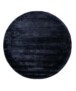 Round viscose rug - Pearl navy blue - overzicht, thumbnail