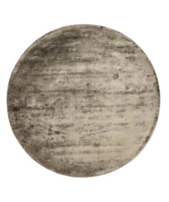 Round viscose rug - Pearl olive green - overzicht, thumbnail