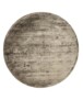Round viscose rug - Pearl olive green - overzicht, thumbnail