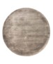 Round viscose rug - Pearl silver - overzicht, thumbnail
