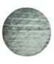 Round viscose rug - Pearl azure blue - overzicht, thumbnail