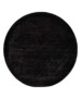 Round viscose rug - Pearl black - overzicht, thumbnail