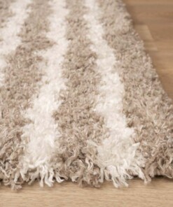Scandinavian rug - Cozy Arch beige - close up, thumbnail