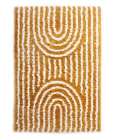 Scandinavian rug - Cozy Arch mustard yellow - overzicht, thumbnail