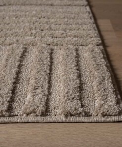 Scandinavian rug - Arc Bend beige - close up, thumbnail