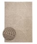 Scandinavian rug - Arc Curve beige - overzicht, thumbnail
