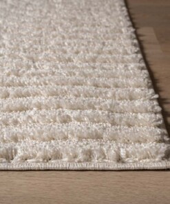 Scandinavian rug - Arc Curve cream - close up, thumbnail