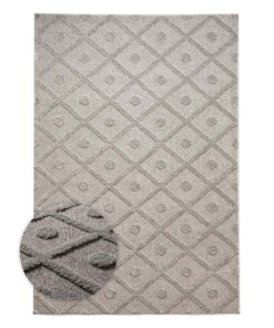 Scandinavian rug - Arc Diamond light grey - overzicht, thumbnail