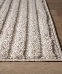 Scandinavian rug - Arc Edge cream - close up, thumbnail