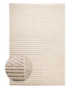 Scandinavian rug - Arc Edge cream - overzicht, thumbnail