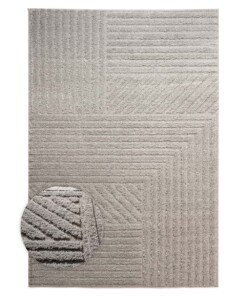 Scandinavian rug - Arc Edge light grey - overzicht
