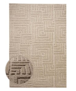 Scandinavian rug - Arc Shade beige - overzicht, thumbnail