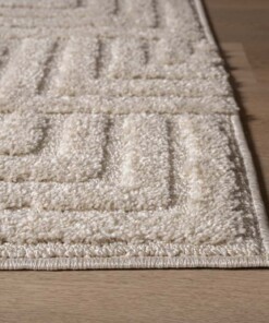 Scandinavian rug - Arc Shade cream - close up, thumbnail