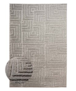 Scandinavian rug - Arc Shade light grey - overzicht, thumbnail