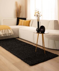 Runner rug thick - Shaggy Trend anthracite - sfeer