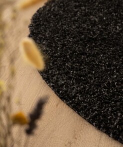 Thick oval rug - Shaggy Trend anthracite - close up, thumbnail Thick oval rug - Shaggy Trend anthracite - close up, thumbnail