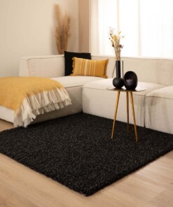 Square thick rug - Shaggy Trend anthracite - sfeer