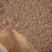 Round thick rug - Shaggy Trend beige - close up, thumbnail